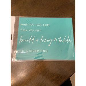 Chalk Couture size B transfer A Longer Table Watts of Love 2021